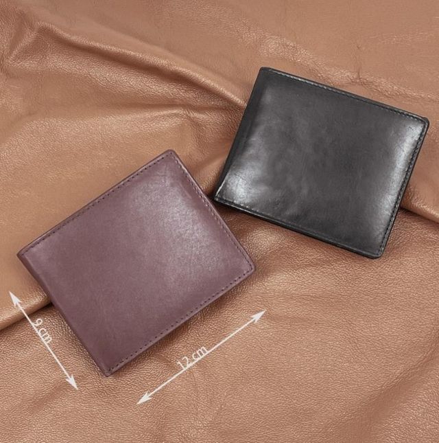 Cartera de piel 1810H