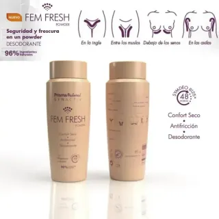 Desodorante VEGANO Gynactiv Fem Fresh Polvo 80g