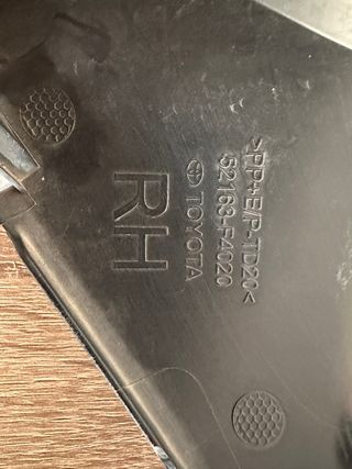 Esquina Parachoques Trasero Toyota C-HR