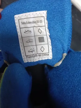 Patines línea para niño con luces extensible 30-33