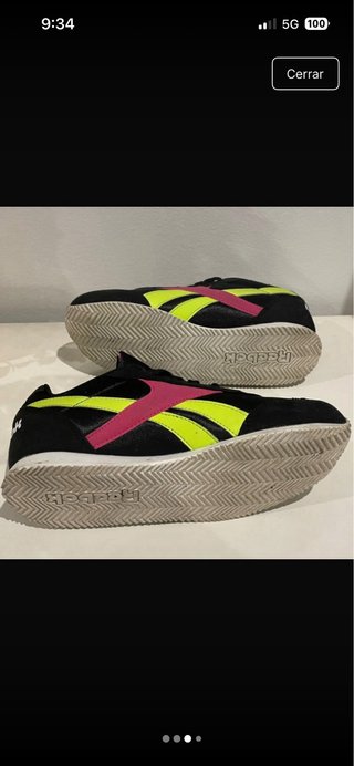 Zapatillas Reebok Mujer Negras y Rosas