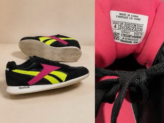 Zapatillas Reebok Mujer Negras y Rosas