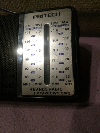 Radio PRITECH 4 Bandas FM/MW/SW1/SW2