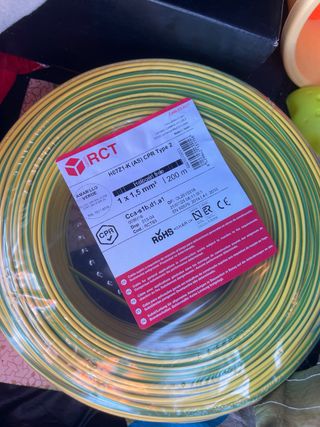Cable H07Z1-K (AS) CPR 200m Amarillo Verde