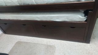 Mueble juvenil madera color wengue