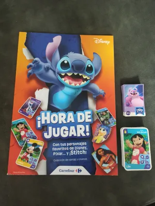 Colección Disney Stitch Carrefour Cartas