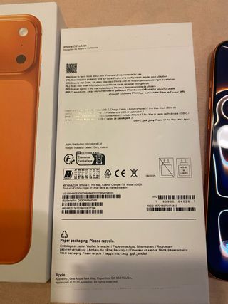 iPhone 17 Pro Max Naranja