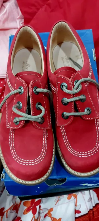 Scarpe rosse bimbo n.38