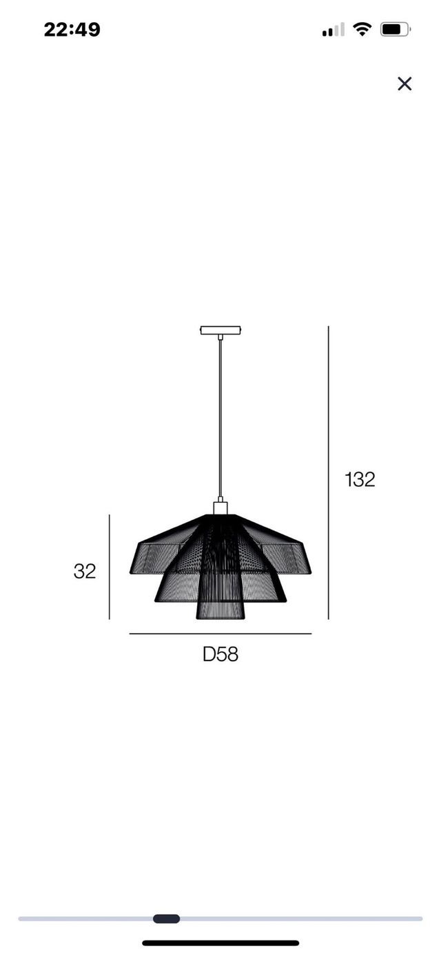 Lámpara Colgante Techo Mikona Ratán