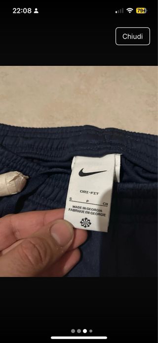 Pantalone tuta Nike donna blu