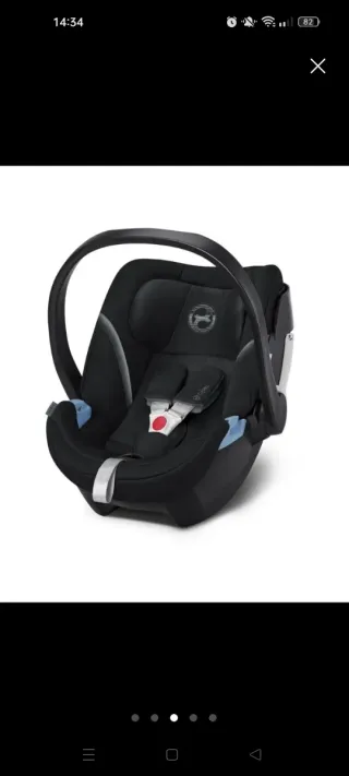 Silla de coche Cybex con base Isofix