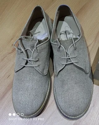 Zapatos vestir niño beige talla 34