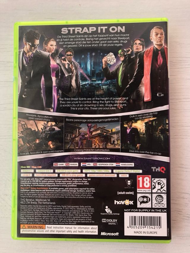 Saints Row The Third Xbox 360
