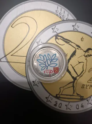 Finlandia 2004 moneda con color