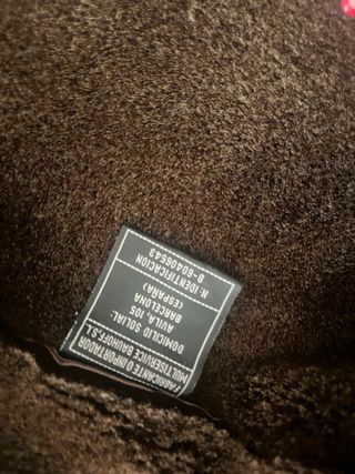 Abrigo de piel marrón Danh of