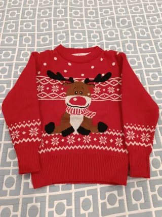 Jersey Navideño Niños Talla 6