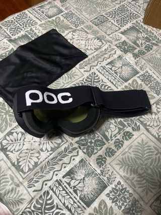 Gafas de esquí POC plateadas y negras Nuevas!!