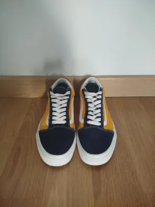 Zapatillas Vans Old Skool Azul y Amarillo