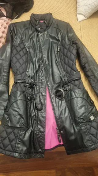 Chaqueta Zu Elements Piel y Acolchada