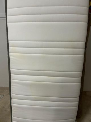 Somier 190x90 cm patas plegables y colchon