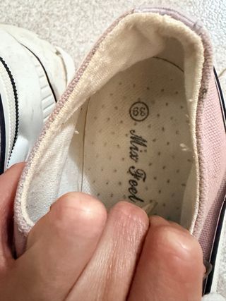 Sneakers donna lilla e bianche