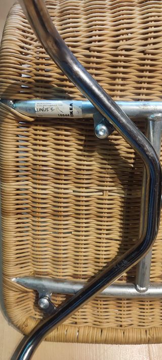 4 Sillas Ikea Mimbre y Metal