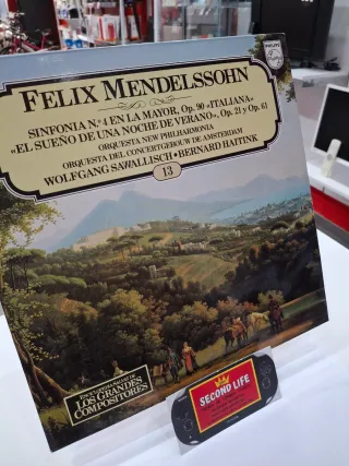 Vinilo Felix Mendelssohn Sinfonía Italiana