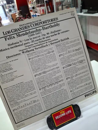 Vinilo Felix Mendelssohn Sinfonía Italiana