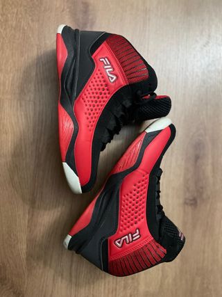 Zapatos Fila Niño Talla 36 Rojos y Negros