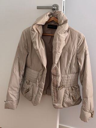 Plumas beige Purificación García