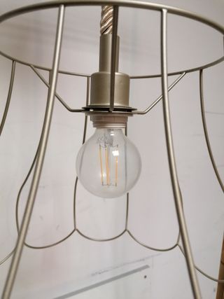 Lampadario TELAIO metallo e tessuto