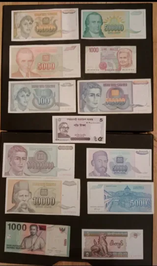 Lote de Billetes Diversos
