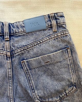 Shorts vaqueros azul Zara