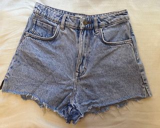 Shorts vaqueros azul Zara