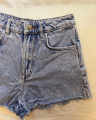 Shorts vaqueros azul Zara