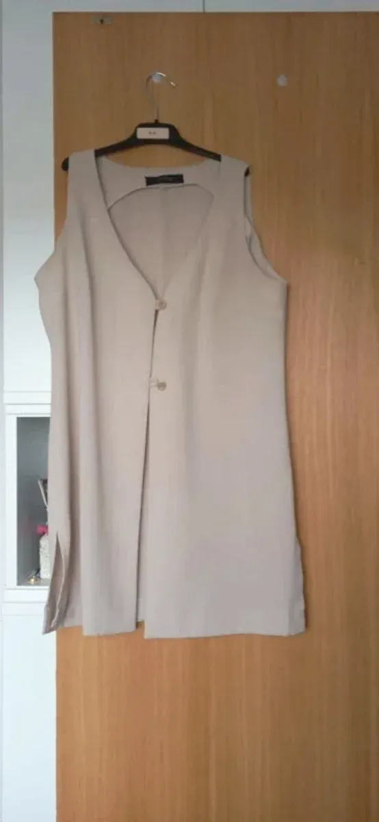 Chaleco Drafecoti Beige Talla L Poliéster