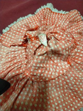 Vestido Gitana Nancy Rojo Lunares