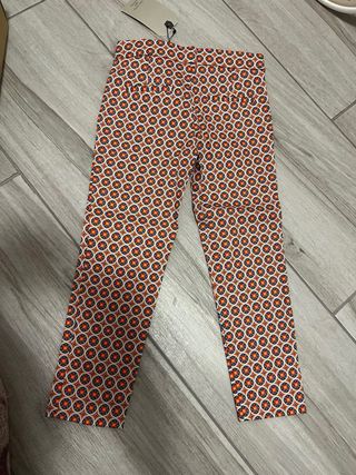 Pantalón Zara Niña Estampado Talla 4-5