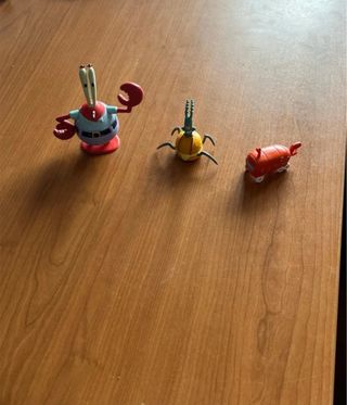 Cuento Bob Esponja con poster y figuras