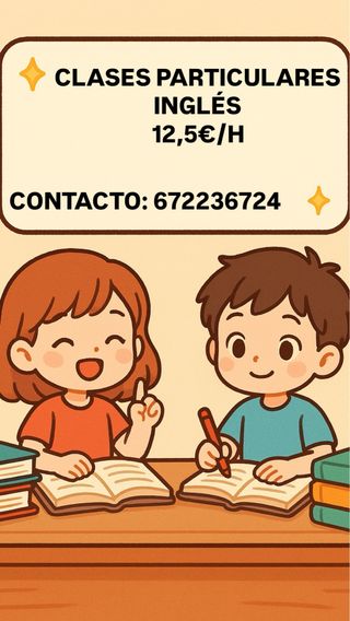 CLASES PARTICULARES INGLÉS