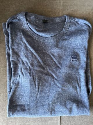 Camiseta G-Star Azul Manga Larga