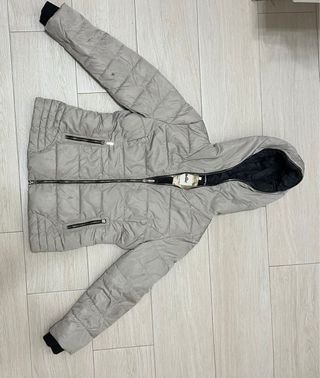 Piumino Ellesse grigio con cappuccio