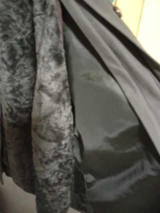 Gabardina antelina forrada piel desmontable