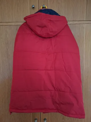 Abrigo JOLUVI impermeable plumas rojo