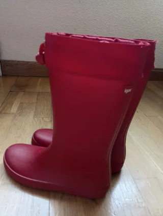 Botas de agua rojas, marca Igor, talla 36