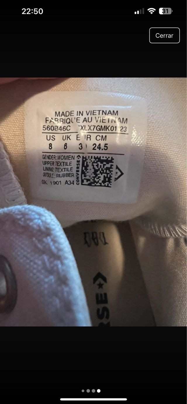 Converse Chuck Taylor All Star Blancas