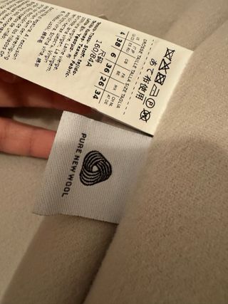 Cappotto Max Mara in lana beige