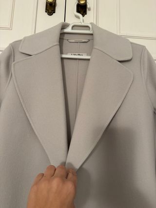 Cappotto Max Mara in lana beige