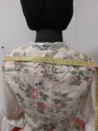 Justillo de algodón con estampado floral