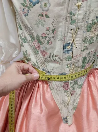 Justillo de algodón con estampado floral